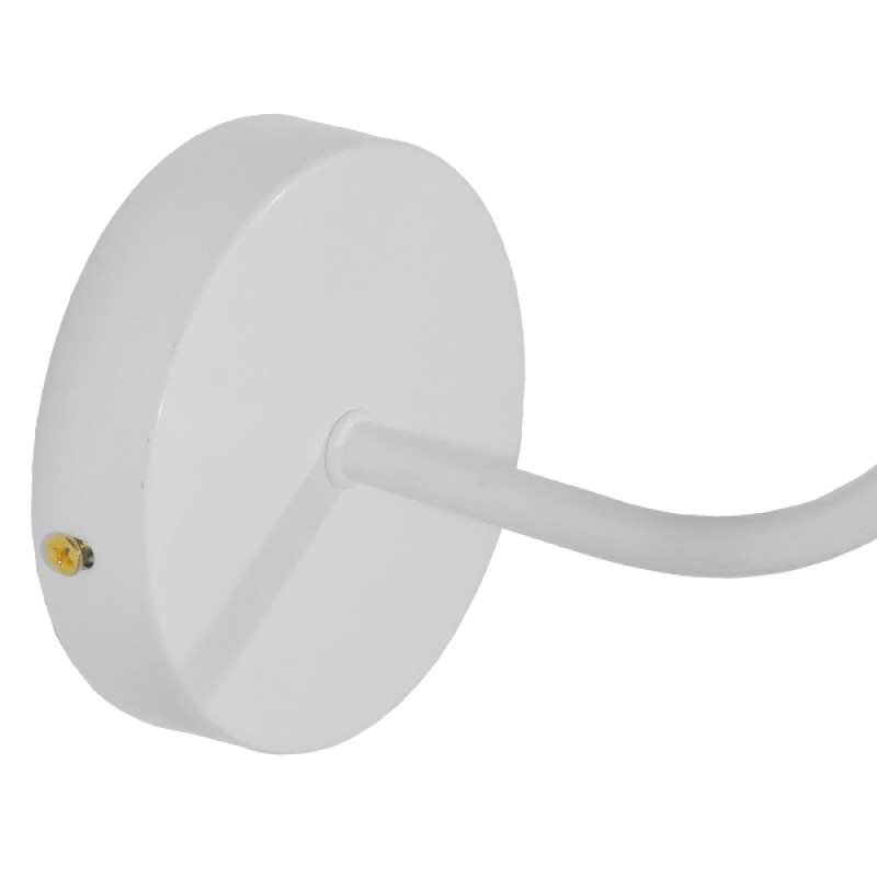 GLOBOSTAR® SORD 01051 Vintage Φωτιστικό Τοίχου - Απλίκα με Ντουί 1 x E27 AC 220-240V IP20 - Λευκό - Μ36 x Π42 x Υ32cm