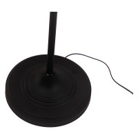 GLOBOSTAR® WYNGE 01101 Vintage Επιδαπέδιο Φωτιστικό με Ντουί 1 x E27 AC 220-240V IP20 - Μαύρο & Χρυσό - Μ95 x Π27 x Υ174cm