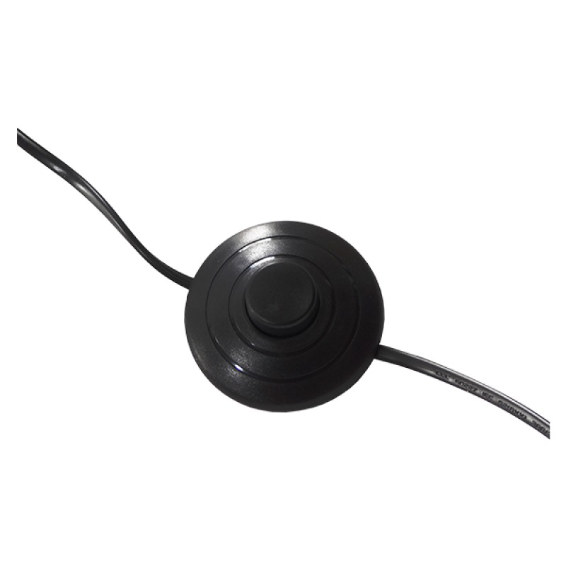 GLOBOSTAR® WYNGE 01101 Vintage Επιδαπέδιο Φωτιστικό με Ντουί 1 x E27 AC 220-240V IP20 - Μαύρο & Χρυσό - Μ95 x Π27 x Υ174cm