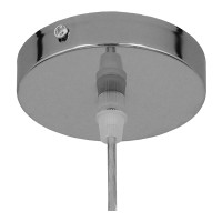 GLOBOSTAR® HAWAII 01103 Boho Κρεμαστό Φωτιστικό Οροφής με Ντουί 1 x E27 AC 220-240V IP20 - Μπεζ - Μ40 x Π40 x Y43cm