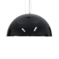 GLOBOSTAR® SERENIA 01151 Μοντέρνο Κρεμαστό Φωτιστικό Οροφής με Ντουί 1 x E27 AC 220-240V IP20 - Μαύρο & Λευκό - Μ40 x Π40 x Υ20cm