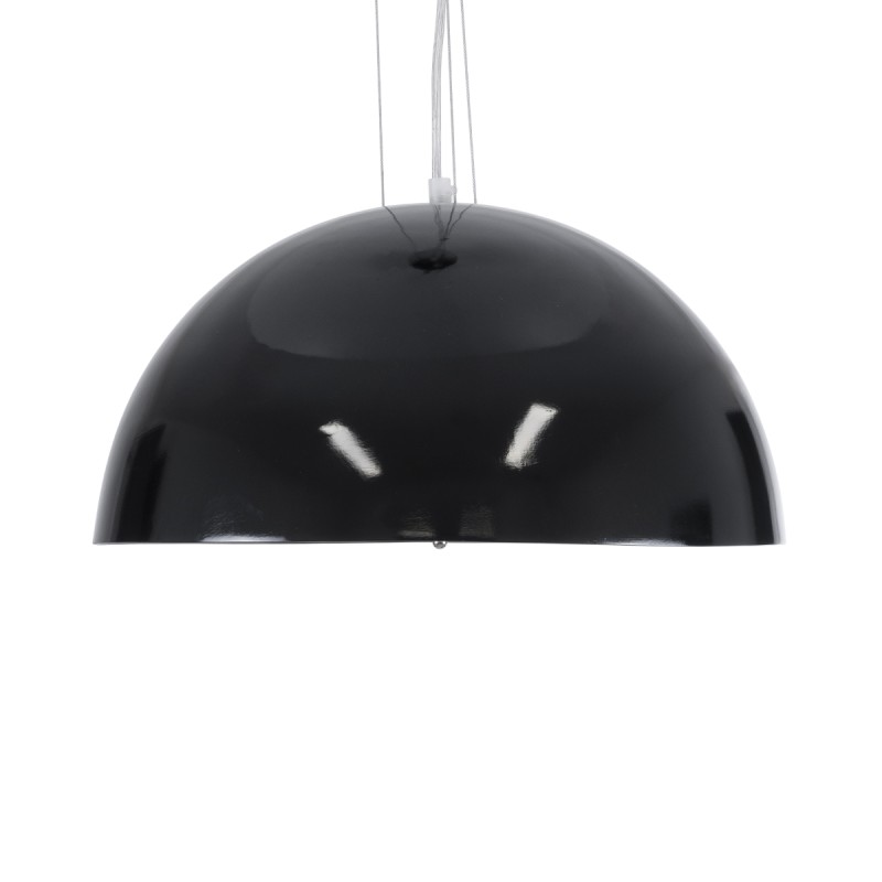 GLOBOSTAR® SERENIA 01151 Μοντέρνο Κρεμαστό Φωτιστικό Οροφής με Ντουί 1 x E27 AC 220-240V IP20 - Μαύρο & Λευκό - Μ40 x Π40 x Υ20cm