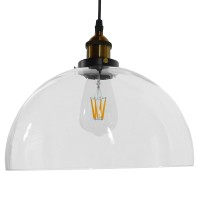 GLOBOSTAR® WICKHAM 01171 Vintage Κρεμαστό Φωτιστικό Οροφής με Ντουί 1 x E27 AC 220-240V IP20 - Πολύχρωμο - Μ30 x Π30 x Y25cm