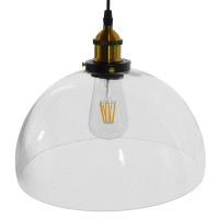 GLOBOSTAR® WICKHAM 01171 Vintage Κρεμαστό Φωτιστικό Οροφής με Ντουί 1 x E27 AC 220-240V IP20 - Πολύχρωμο - Μ30 x Π30 x Y25cm