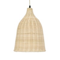 GLOBOSTAR® BAHAMAS 01202 Boho Κρεμαστό Φωτιστικό Οροφής με Ντουί 1 x E27 AC 220-240V IP20 - Μπεζ - Μ30 x Π30 x Υ40cm
