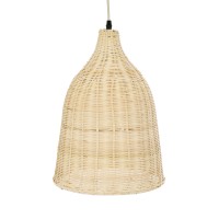 GLOBOSTAR® BAHAMAS 01202 Boho Κρεμαστό Φωτιστικό Οροφής με Ντουί 1 x E27 AC 220-240V IP20 - Μπεζ - Μ30 x Π30 x Υ40cm