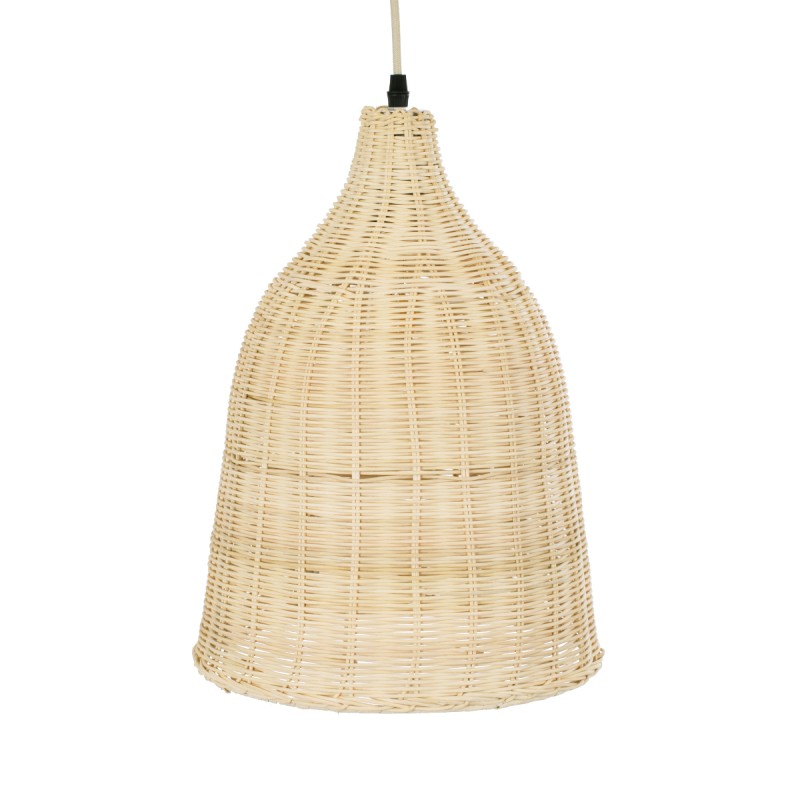 GLOBOSTAR® BAHAMAS 01202 Boho Κρεμαστό Φωτιστικό Οροφής με Ντουί 1 x E27 AC 220-240V IP20 - Μπεζ - Μ30 x Π30 x Υ40cm