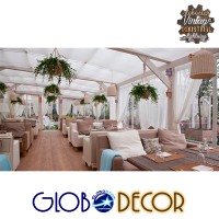 GLOBOSTAR® BAHAMAS 01202 Boho Κρεμαστό Φωτιστικό Οροφής με Ντουί 1 x E27 AC 220-240V IP20 - Μπεζ - Μ30 x Π30 x Υ40cm