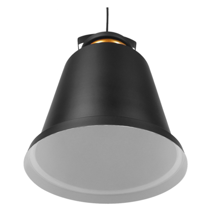 GLOBOSTAR® NUNZIATA 01236 Vintage Κρεμαστό Φωτιστικό Οροφής με Ντουί 1 x E27 AC 220-240V IP20 - Μαύρο & Χρυσό - Μ26 x Π26 x Υ40cm