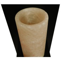 GLOBOSTAR® ODILIA 01245 Vintage Φωτιστικό Τοίχου - Απλίκα με Ντουί 1 x E27 AC 220-240V IP20 - Μαύρο & Μπεζ - Μ10 x Π14 x Υ30cm