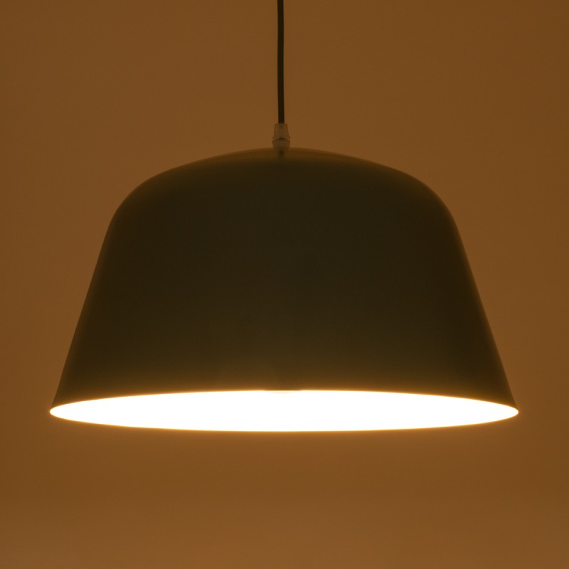 GLOBOSTAR® UPVALE 01285 Μοντέρνο Κρεμαστό Φωτιστικό Οροφής με Ντουί 1 x E27 AC 220-240V IP20 - Πράσινο & Λευκό - Μ40 x Π40 x Υ24cm