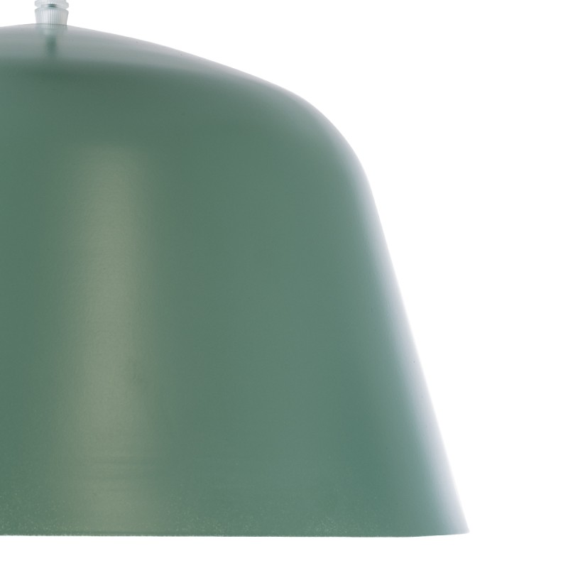 GLOBOSTAR® UPVALE 01285 Μοντέρνο Κρεμαστό Φωτιστικό Οροφής με Ντουί 1 x E27 AC 220-240V IP20 - Πράσινο & Λευκό - Μ40 x Π40 x Υ24cm