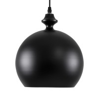 GLOBOSTAR® ROCKFORD 01287-B Μοντέρνο Κρεμαστό Φωτιστικό Οροφής με Ντουί 1 x E27 AC 220-240V IP20 - Μαύρο & Χρυσό - Μ24 x Π24 x Y27cm