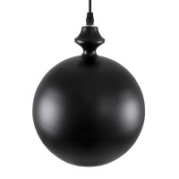 GLOBOSTAR® ROCKFORD 01287-B Μοντέρνο Κρεμαστό Φωτιστικό Οροφής με Ντουί 1 x E27 AC 220-240V IP20 - Μαύρο & Χρυσό - Μ24 x Π24 x Y27cm