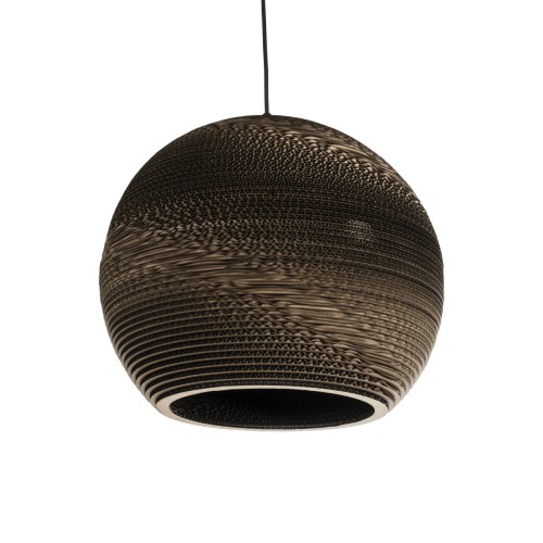 GLOBOSTAR® SANTORINI 01289 Boho Κρεμαστό Φωτιστικό Οροφής με Ντουί 1 x E27 AC 220-240V IP20 - Καφέ - Μ40 x Π40 x Y35cm
