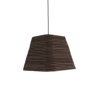 GLOBOSTAR® SANTORINI 01295 Boho Κρεμαστό Φωτιστικό Οροφής με Ντουί 1 x E27 AC 220-240V IP20 - Καφέ - Μ38 x Π38 x Υ30cm