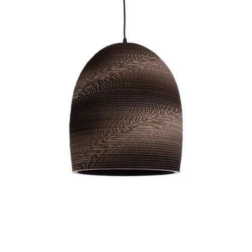 GLOBOSTAR® SANTORINI 01296 Boho Κρεμαστό Φωτιστικό Οροφής με Ντουί 1 x E27 AC 220-240V IP20 - Καφέ - Μ35 x Π35 x Υ40cm