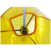 GLOBOSTAR® RINA 01308 Μοντέρνο Κρεμαστό Φωτιστικό Οροφής με Ντουί 1 x G9 AC 220-240V IP20 - Κίτρινο - Μ20 x Π20 x Υ20cm