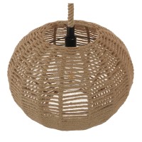 GLOBOSTAR® MANDALA 01331 Vintage Κρεμαστό Φωτιστικό Οροφής με Ντουί 1 x E27 AC 220-240V IP20 - Μπεζ - Μ40 x Π40 x Υ33cm