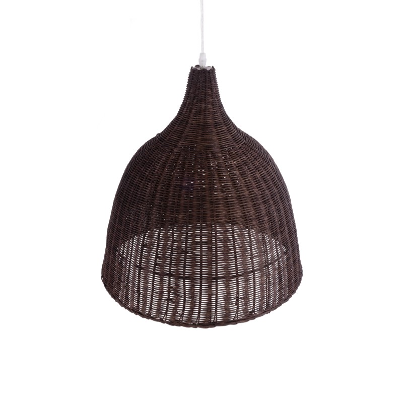 GLOBOSTAR® BAHAMAS 01368 Boho Κρεμαστό Φωτιστικό Οροφής με Ντουί 1 x E27 AC 220-240V IP20 - Καφέ - Μ45 x Π45 x Υ45cm
