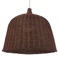 GLOBOSTAR® BAHAMAS 01369 Boho Κρεμαστό Φωτιστικό Οροφής με Ντουί 1 x E27 AC 220-240V IP20 - Καφέ - Μ60 x Π60 x Υ60cm