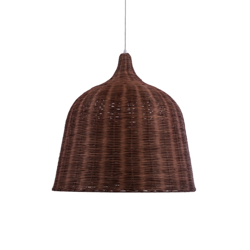GLOBOSTAR® BAHAMAS 01369 Boho Κρεμαστό Φωτιστικό Οροφής με Ντουί 1 x E27 AC 220-240V IP20 - Καφέ - Μ60 x Π60 x Υ60cm