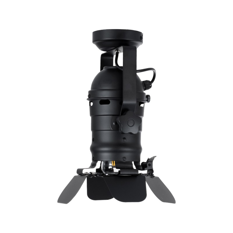 GLOBOSTAR® DETROIT 01372 Vintage Φωτιστικό Οροφής με Ντουί 1 x E27 AC 220-240V IP20 - Μαύρο - Μ26 x Π26 x Υ37cm