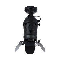 GLOBOSTAR® DETROIT 01372 Vintage Φωτιστικό Οροφής με Ντουί 1 x E27 AC 220-240V IP20 - Μαύρο - Μ26 x Π26 x Υ37cm