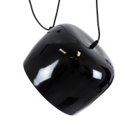 GLOBOSTAR® JASPER 01373 Μοντέρνο Κρεμαστό Φωτιστικό Οροφής με Ντουί 1 x E27 AC 220-240V IP20 - Μαύρο & Λευκό - Μ26.5 x Π26.5 x Υ20.5cm