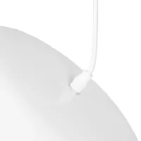 GLOBOSTAR® JASPER 01374 Μοντέρνο Κρεμαστό Φωτιστικό Οροφής με Ντουί 1 x E27 AC 220-240V IP20 - Λευκό - Μ25 x Π25 x Υ22cm