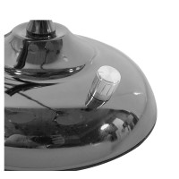 GLOBOSTAR® OFFICE 01392 Μοντέρνο Επιτραπέζιο Φωτιστικό Πορτατίφ με Ντουί 1 x E27 AC 220-240V IP20 - Μαύρο - Μ12 x Π12 x Υ80cm