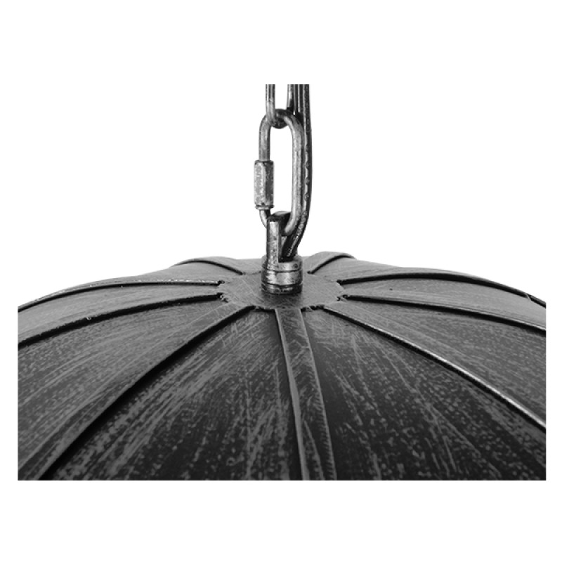 GLOBOSTAR® UMBRELLA 01407 Vintage Κρεμαστό Φωτιστικό Οροφής με Ντουί 5 x E27 AC 220-240V IP20 - Ασημί - Μ60 x Π60 x Y65cm