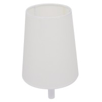 GLOBOSTAR® LYDFORD 01433 Μοντέρνο Φωτιστικό Τοίχου - Απλίκα με Ντουί 1 x E27 AC 220-240V IP20 - Λευκό & Μπέζ - Μ20 x Π28 x Υ36cm