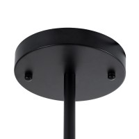 GLOBOSTAR® NEXUS 01446 Μοντέρνο Φωτιστικό Οροφής με Ντουί 6 x E27 AC 220-240V IP20 - Μαύρο & Χάλκινο - Μ105 x Π105 x Υ70cm