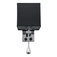 GLOBOSTAR® ELEGANT 01494 Μοντέρνο Φωτιστικό Τοίχου - Απλίκα Ξενοδοχείου Reading Light με Ντουί 1 x E27 LED 3W 270lm 36° AC 220-240V IP20 Θερμό Λευκό 2700K - CREE XPE Chip - Ασημί & Μαύρο - Μ17 x Π21 x Υ43cm - 2 Χρόνια Εγγύηση