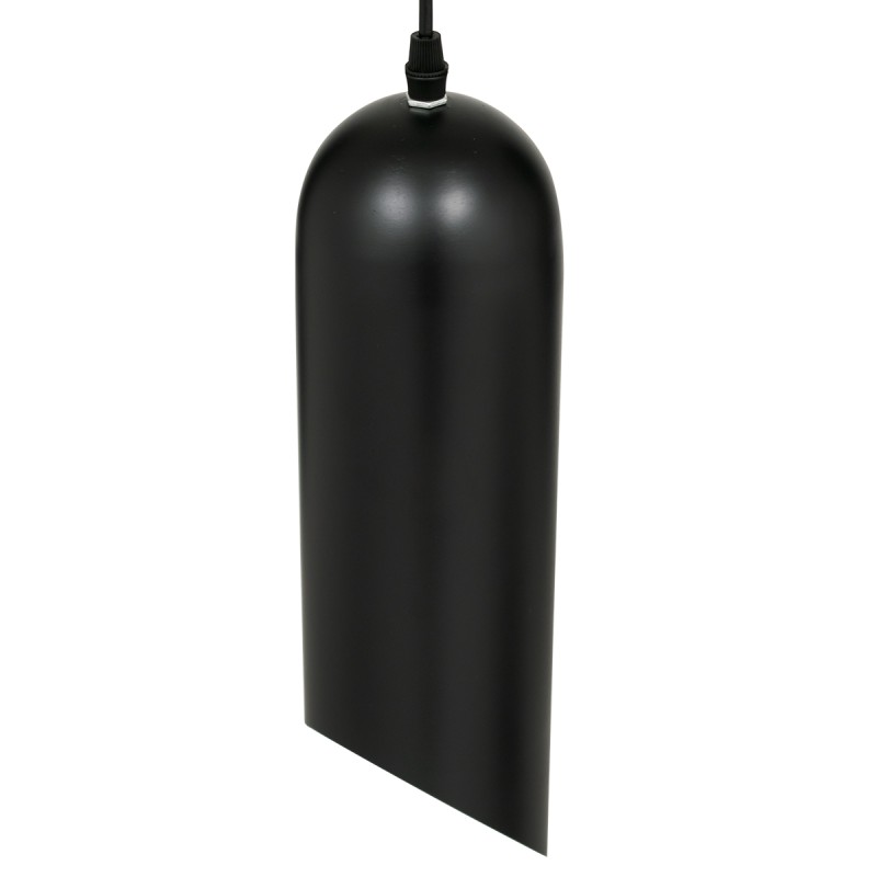 GLOBOSTAR® CARSON 01527 Μοντέρνο Κρεμαστό Φωτιστικό Οροφής με Ντουί 1 x E27 AC 220-240V IP20 - Μαύρο & Χρυσό - Μ10 x Π10 x Υ38cm