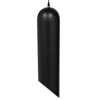 GLOBOSTAR® CARSON 01529 Μοντέρνο Κρεμαστό Φωτιστικό Οροφής με Ντουί 1 x E27 AC 220-240V IP20 - Μαύρο & Χρυσό - Μ15 x Π15 x Υ68cm
