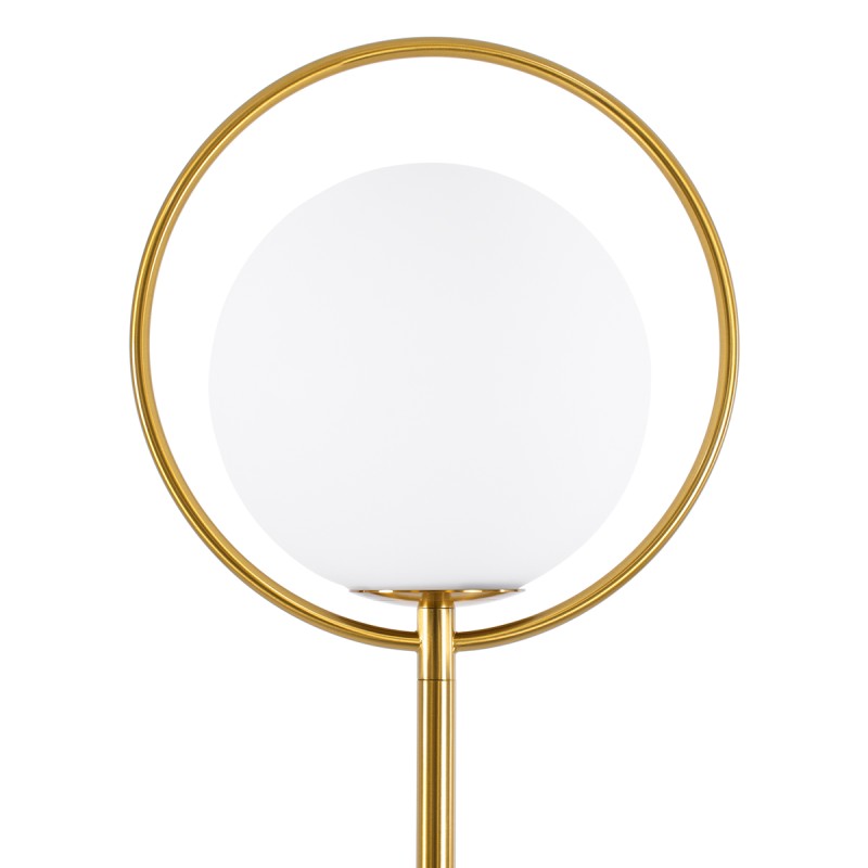 GLOBOSTAR® VERSAILLES 01543 Μοντέρνο Επιδαπέδιο Φωτιστικό με Ντουί 1 x E27 AC 220-240V IP20 - Χρυσό & Λευκό - Μ35 x Π35 x Υ170cm