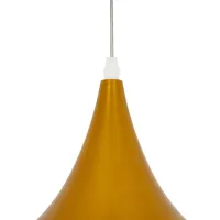 GLOBOSTAR® SHANGHAI 01544 Μοντέρνο Κρεμαστό Φωτιστικό Οροφής με Ντουί 1 x E27 AC 220-240V IP20 - Χρυσό Πλατίνα - Μ24 x Π24 x Υ30cm