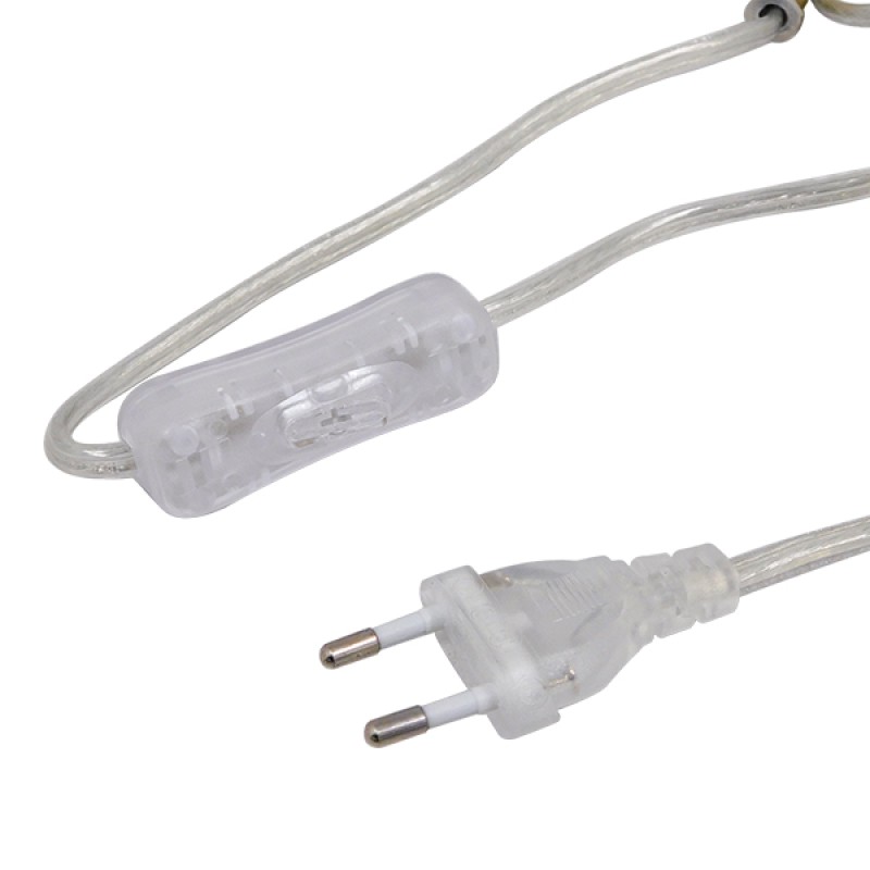 GLOBOSTAR® ELFIS 01551 Μοντέρνο Επιτραπέζιο Φωτιστικό Πορτατίφ με Ντουί 1 x E27 AC 220-240V IP20 - Χρυσό & Λευκό - Μ15 x Π15 x Υ53cm