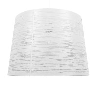 GLOBOSTAR® ACCADEMIA 01557 Μοντέρνο Κρεμαστό Φωτιστικό Οροφής με Ντουί 1 x E27 AC 220-240V IP20 - Λευκό - Μ35 x Π35 x Υ25cm