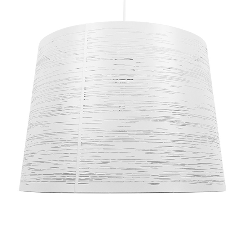 GLOBOSTAR® ACCADEMIA 01557 Μοντέρνο Κρεμαστό Φωτιστικό Οροφής με Ντουί 1 x E27 AC 220-240V IP20 - Λευκό - Μ35 x Π35 x Υ25cm