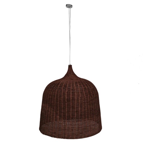 GLOBOSTAR® BAHAMAS 01569 Boho Κρεμαστό Φωτιστικό Οροφής με Ντουί 1 x E27 AC 220-240V IP20 - Καφέ - Μ90 x Π90 x Y90cm