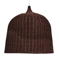GLOBOSTAR® BAHAMAS 01569 Boho Κρεμαστό Φωτιστικό Οροφής με Ντουί 1 x E27 AC 220-240V IP20 - Καφέ - Μ90 x Π90 x Y90cm