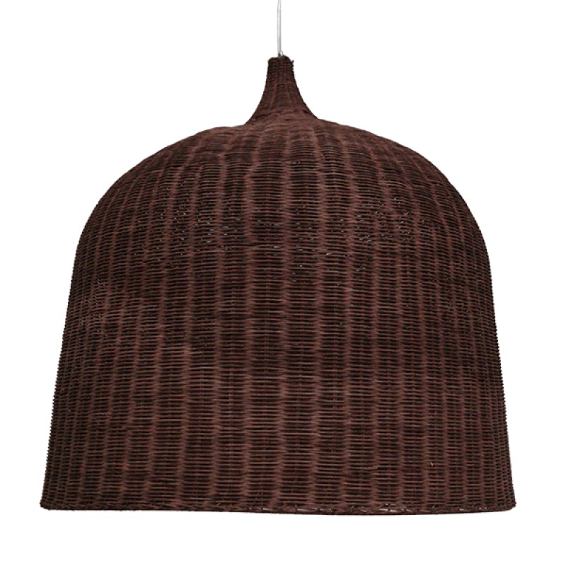GLOBOSTAR® BAHAMAS 01569 Boho Κρεμαστό Φωτιστικό Οροφής με Ντουί 1 x E27 AC 220-240V IP20 - Καφέ - Μ90 x Π90 x Y90cm