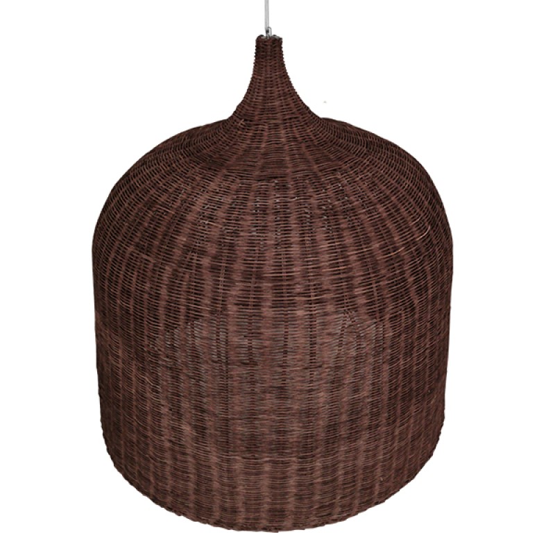 GLOBOSTAR® BAHAMAS 01569 Boho Κρεμαστό Φωτιστικό Οροφής με Ντουί 1 x E27 AC 220-240V IP20 - Καφέ - Μ90 x Π90 x Y90cm