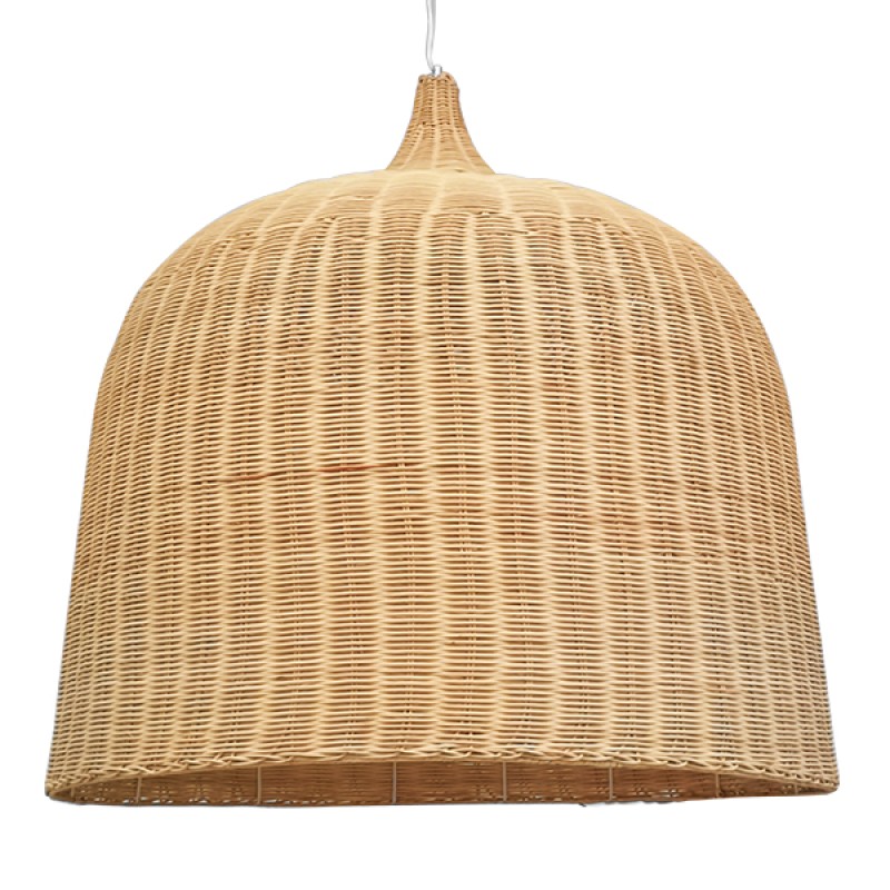 GLOBOSTAR® BAHAMAS 01570 Boho Κρεμαστό Φωτιστικό Οροφής με Ντουί 1 x E27 AC 220-240V IP20 - Μπεζ - Μ90 x Π90 x Y70cm