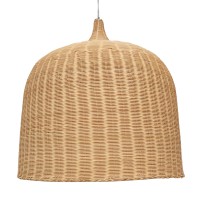 GLOBOSTAR® BAHAMAS 01570 Boho Κρεμαστό Φωτιστικό Οροφής με Ντουί 1 x E27 AC 220-240V IP20 - Μπεζ - Μ90 x Π90 x Y70cm
