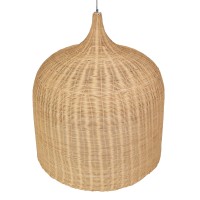 GLOBOSTAR® BAHAMAS 01570 Boho Κρεμαστό Φωτιστικό Οροφής με Ντουί 1 x E27 AC 220-240V IP20 - Μπεζ - Μ90 x Π90 x Y70cm