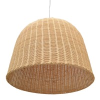 GLOBOSTAR® BAHAMAS 01570 Boho Κρεμαστό Φωτιστικό Οροφής με Ντουί 1 x E27 AC 220-240V IP20 - Μπεζ - Μ90 x Π90 x Y70cm
